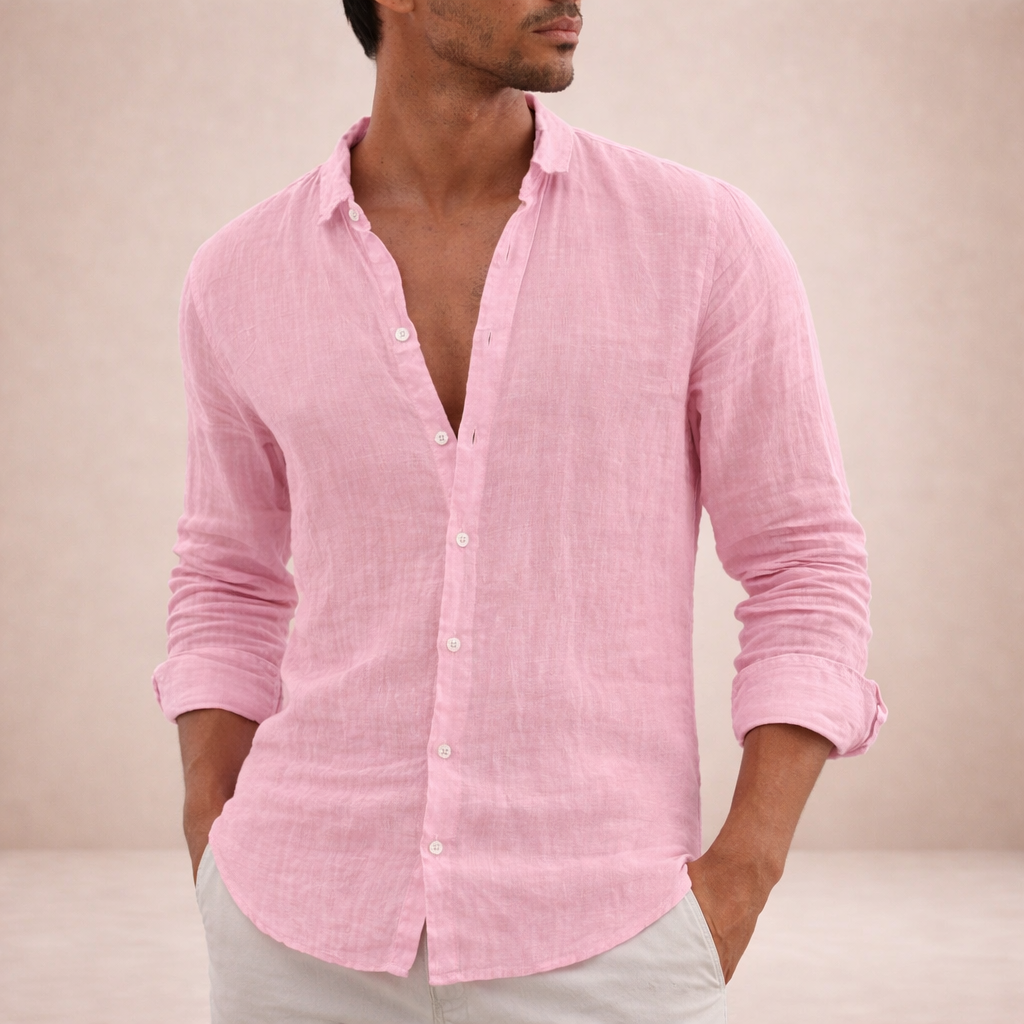 Men's Casual Button Down Shirt for Warm Weather - Relaxed Fit 3