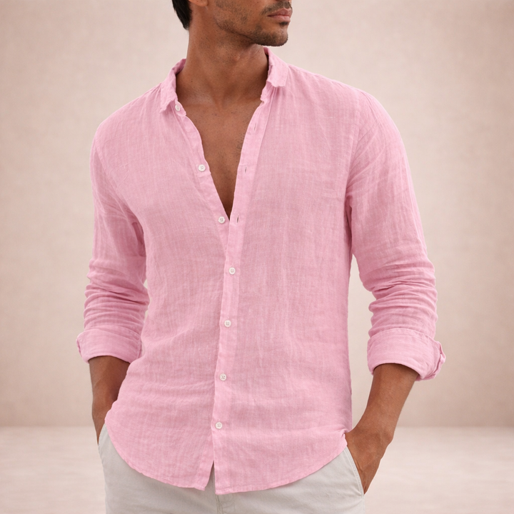 Men's Casual Button Down Shirt for Warm Weather - Relaxed Fit 3