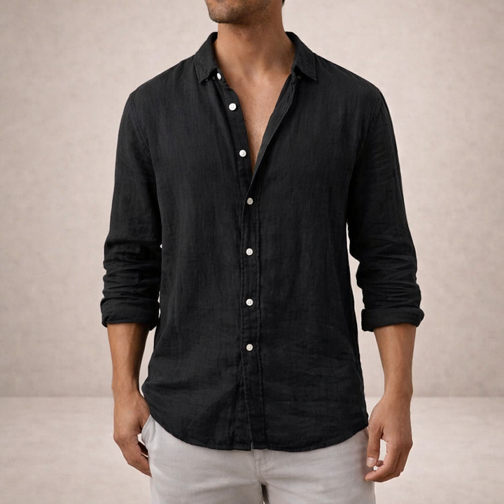 Men's Casual Button Down Shirt for Warm Weather - Relaxed Fit 4