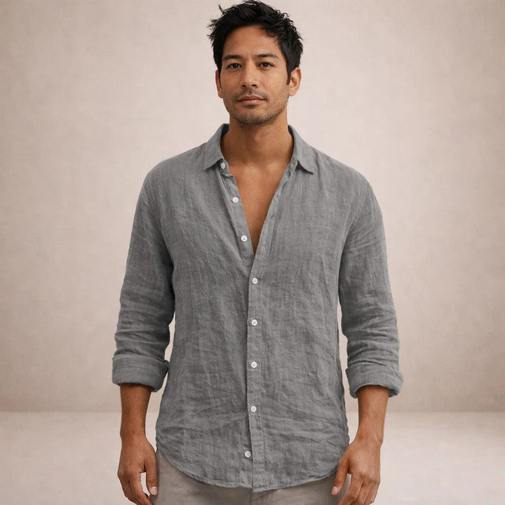 Men's Casual Button Down Shirt for Warm Weather - Relaxed Fit 7