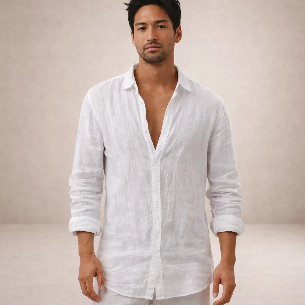 Men's Casual Button Down Shirt for Warm Weather - Relaxed Fit 8