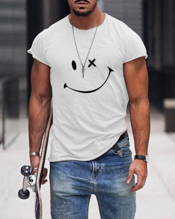 Men's Casual Short Sleeve Crew Neck T-Shirt for Everyday Comfort 0