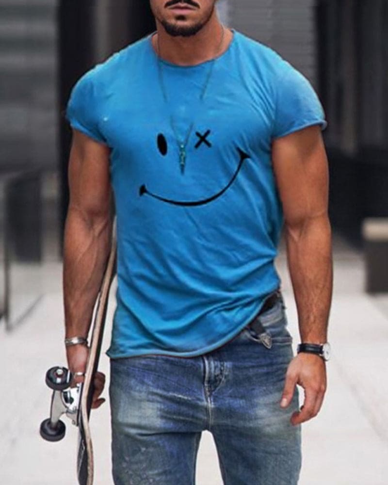 Men's Casual Short Sleeve Crew Neck T-Shirt for Everyday Comfort 4