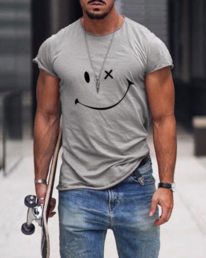 Men's Casual Short Sleeve Crew Neck T-Shirt for Everyday Comfort 5