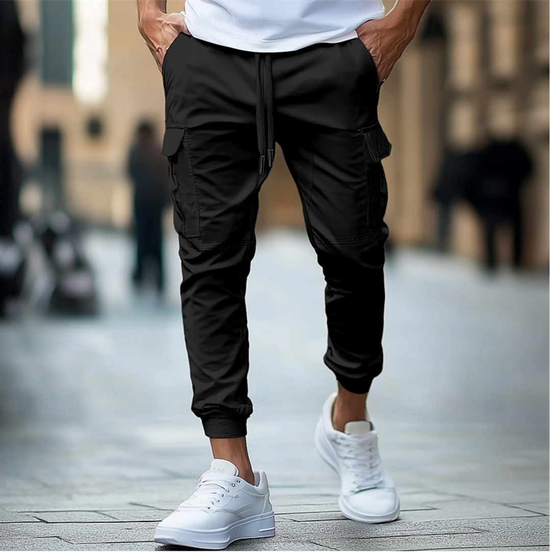 Men's Joggers Cargo Pants - Tapered Fit, Comfortable Track Pants for Everyday Style and Versatility 2