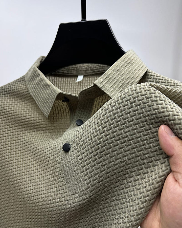Men's Mesh Polo Shirt for Comfort and Style 2