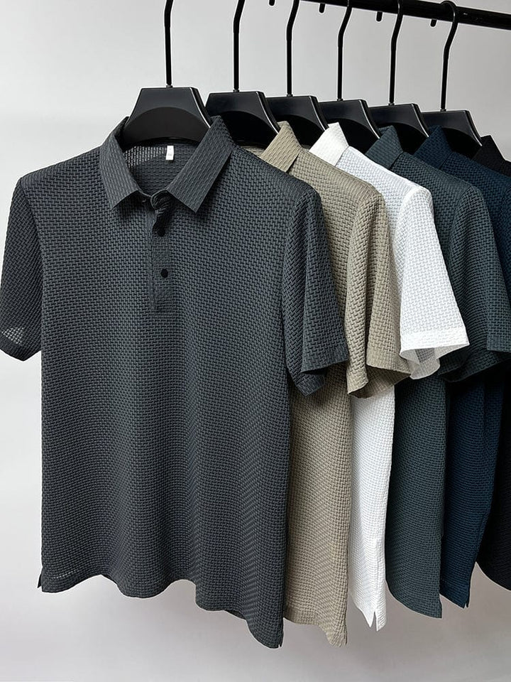 Men's Mesh Polo Shirt for Comfort and Style 7