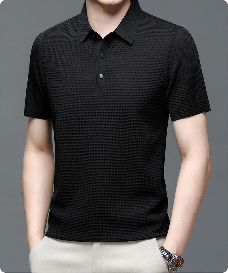 Men's Mesh Polo Shirt for Comfort and Style 8