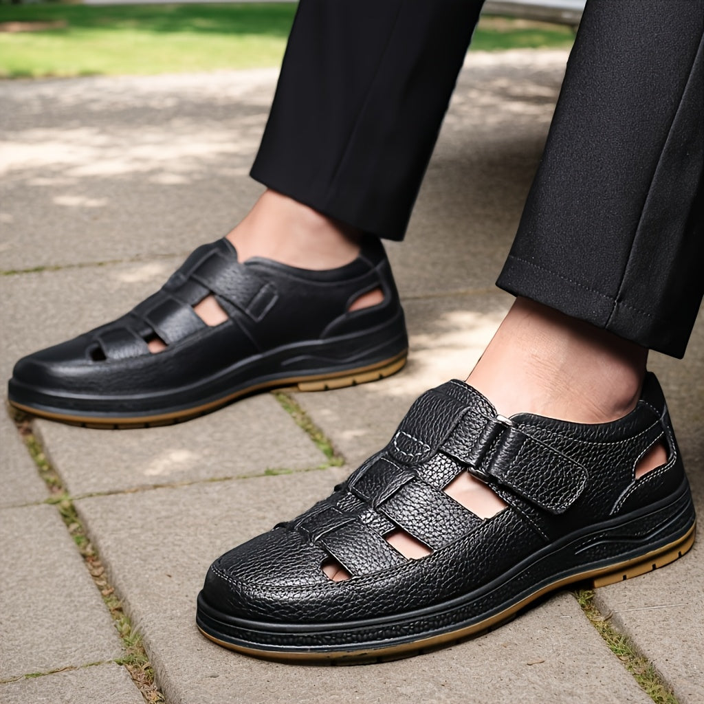 Men's Orthopedic Closed Toe Sandals with Arch Support for Summer Comfort 1