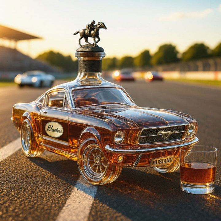 Mustang Shaped Whiskey Decanter - Unique Home Bar Accessory for Bourbon and Whiskey Lovers 0