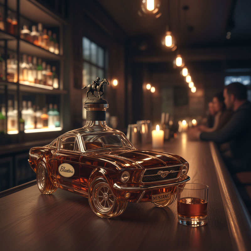 Mustang Shaped Whiskey Decanter - Unique Home Bar Accessory for Bourbon and Whiskey Lovers 1
