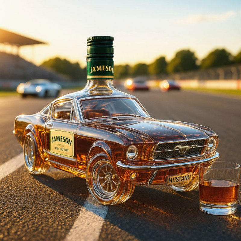 Mustang Shaped Whiskey Decanter - Unique Home Bar Accessory for Bourbon and Whiskey Lovers 6