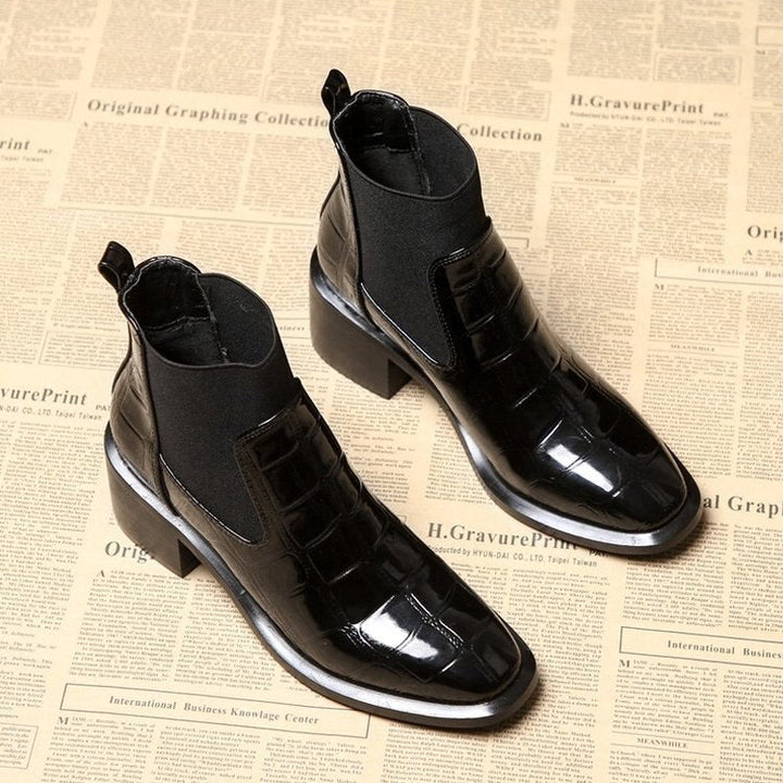Orthopedic Ankle Boots for Women with Arch Support and Comfortable Medium Heel 4