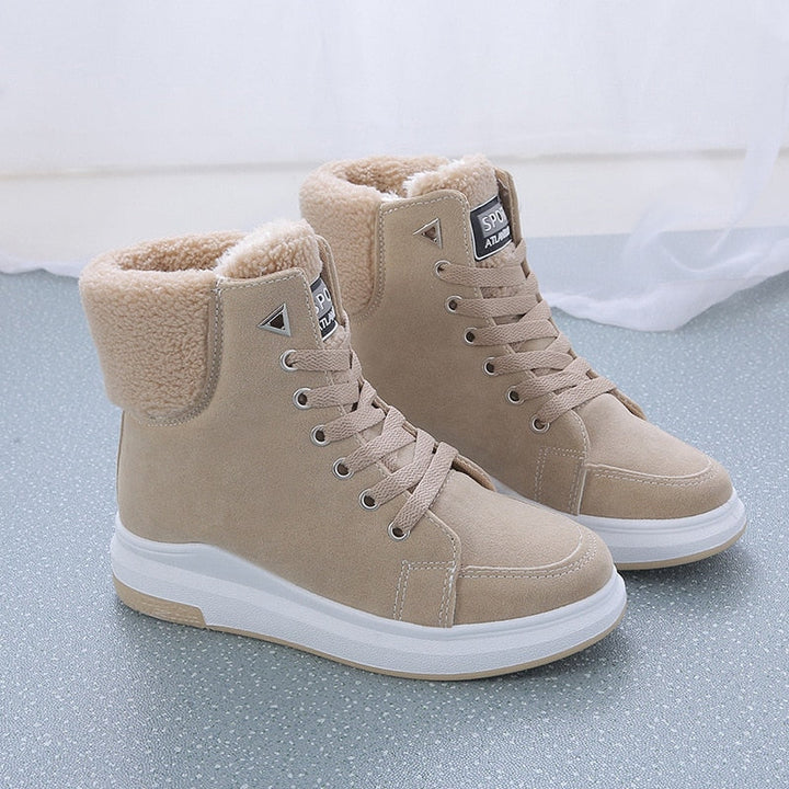 Orthopedic Arch Support Lined Snow Boots for Women Winter Comfort 0