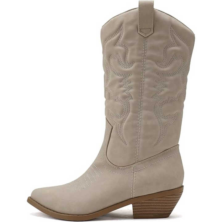 Orthopedic Arch Support Pointed Toe Western Cowboy Boots for Women 0