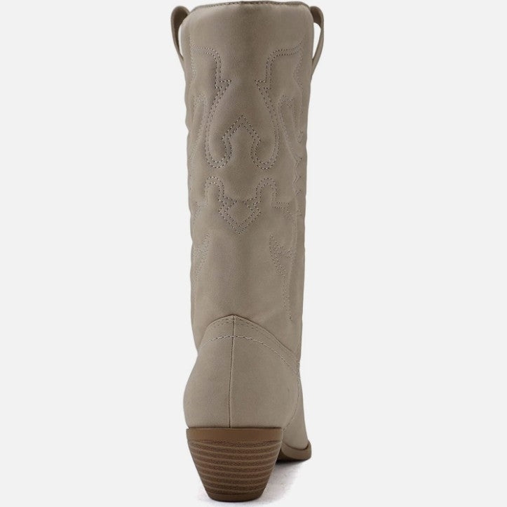 Orthopedic Arch Support Pointed Toe Western Cowboy Boots for Women 2