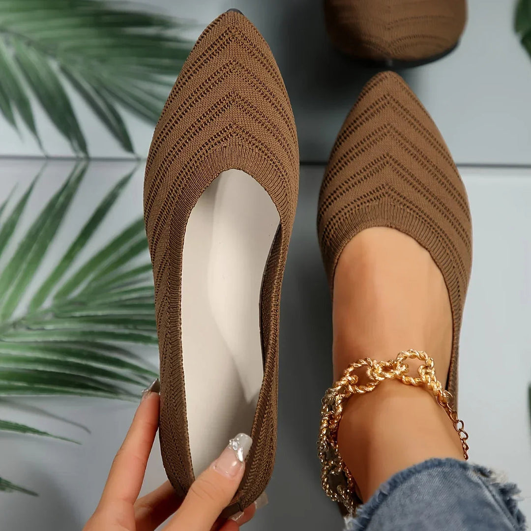 Orthopedic Black Ballet Flats for Women - Lightweight, Elegant Flat Shoes for All-Day Comfort 3