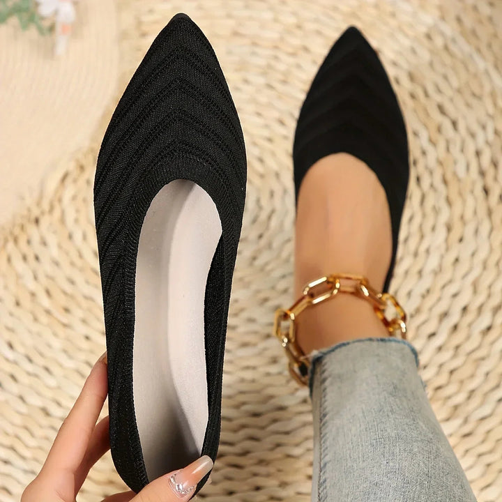 Orthopedic Black Ballet Flats for Women - Lightweight, Elegant Flat Shoes for All-Day Comfort 5