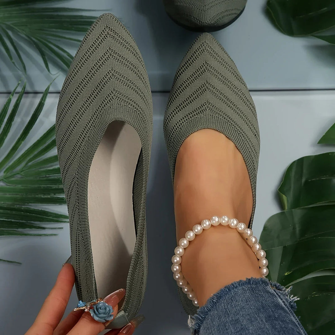 Orthopedic Black Ballet Flats for Women - Lightweight, Elegant Flat Shoes for All-Day Comfort 8