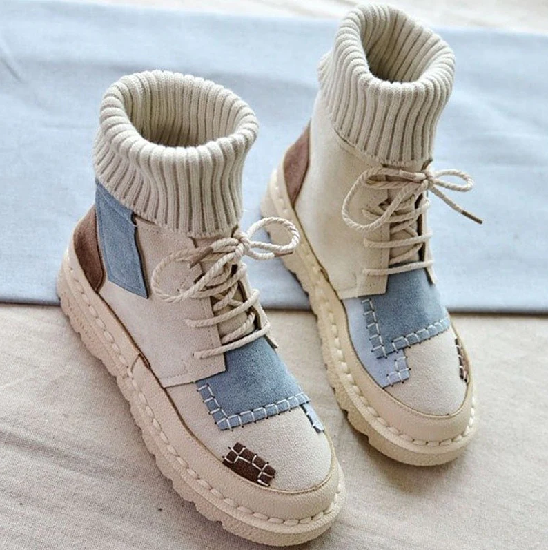 Orthopedic Lace-Up Boots for Women with Arch Support 0