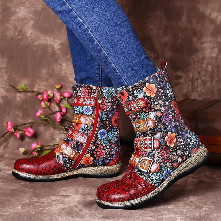 Orthopedic Leather Boots for Women with Arch Support Stylish Comfort 2