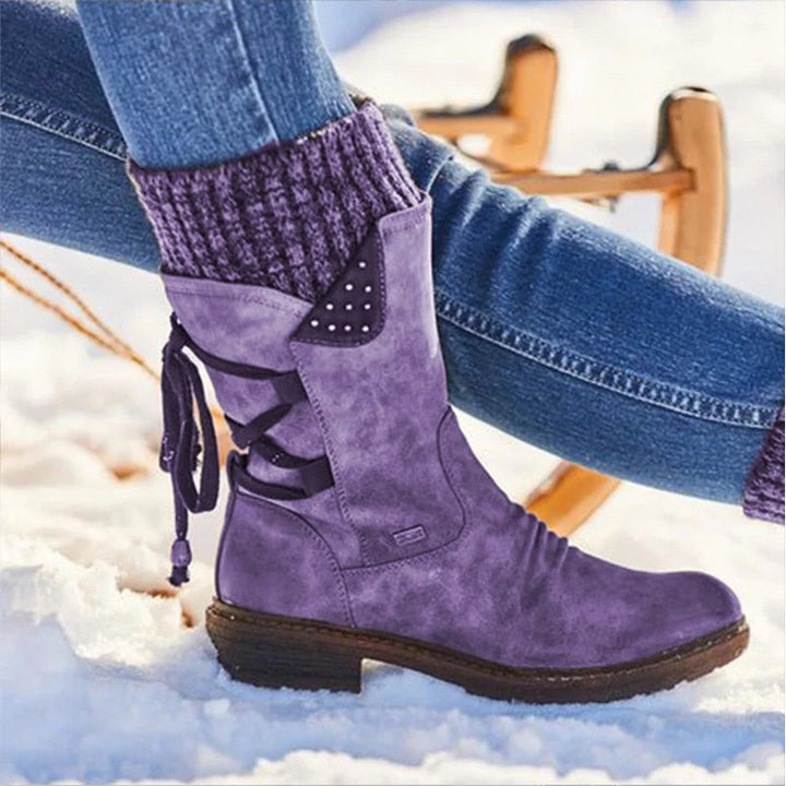 Orthopedic Leather Boots for Women with Arch Support Stylish Comfort 3