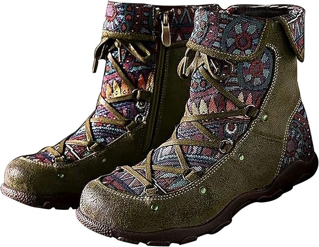 Orthopedic Retro Bohemian Women's Boots with Arch Support 4