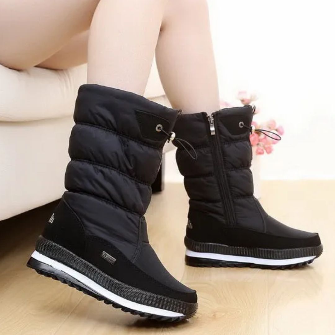 Orthopedic Snow Boots with Arch Support for Women Winter Waterproof Non-Slip 0