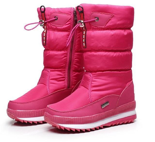 Orthopedic Snow Boots with Arch Support for Women Winter Waterproof Non-Slip 8