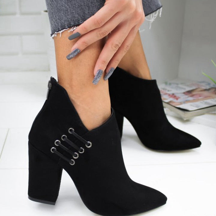 Orthopedic V-Style Ankle Boots with Arch Support for Women 3