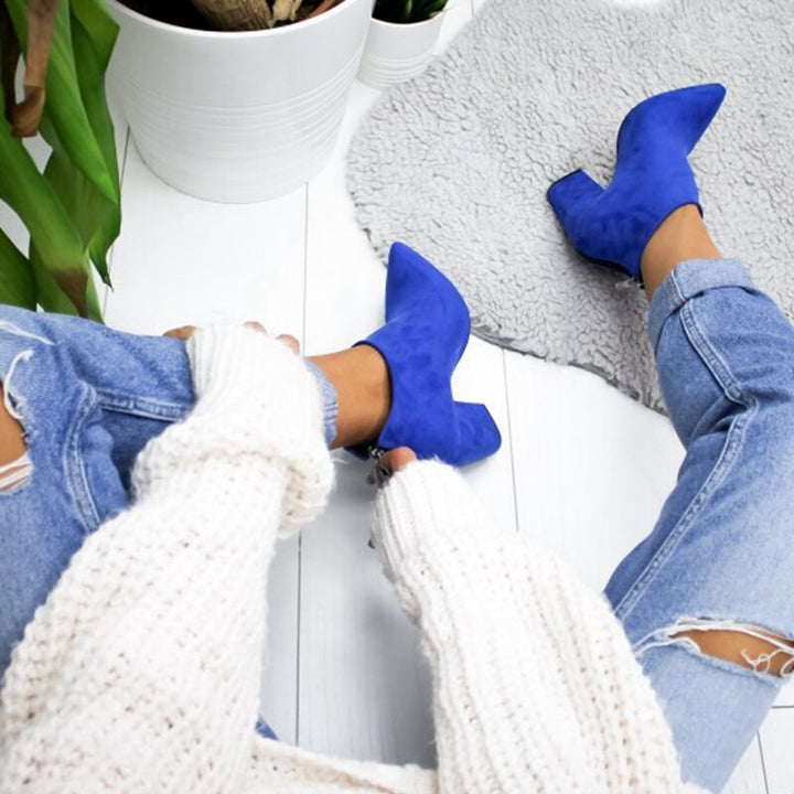 Orthopedic V-Style Ankle Boots with Arch Support for Women 4