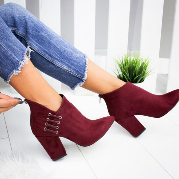 Orthopedic V-Style Ankle Boots with Arch Support for Women 5