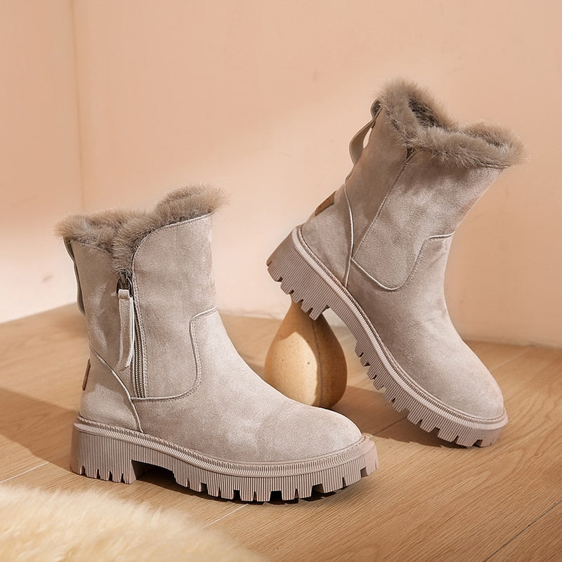 Orthopedic Warm Lined Women's Boots with Arch Support for Winter Comfort 1