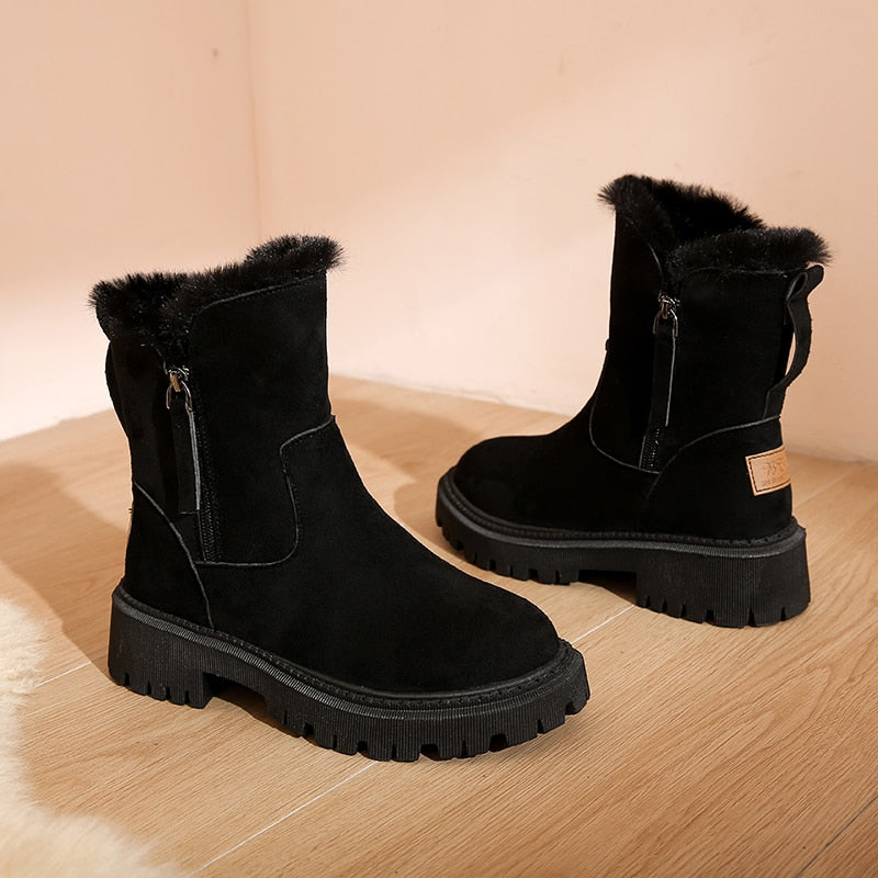 Orthopedic Warm Lined Women's Boots with Arch Support for Winter Comfort 3