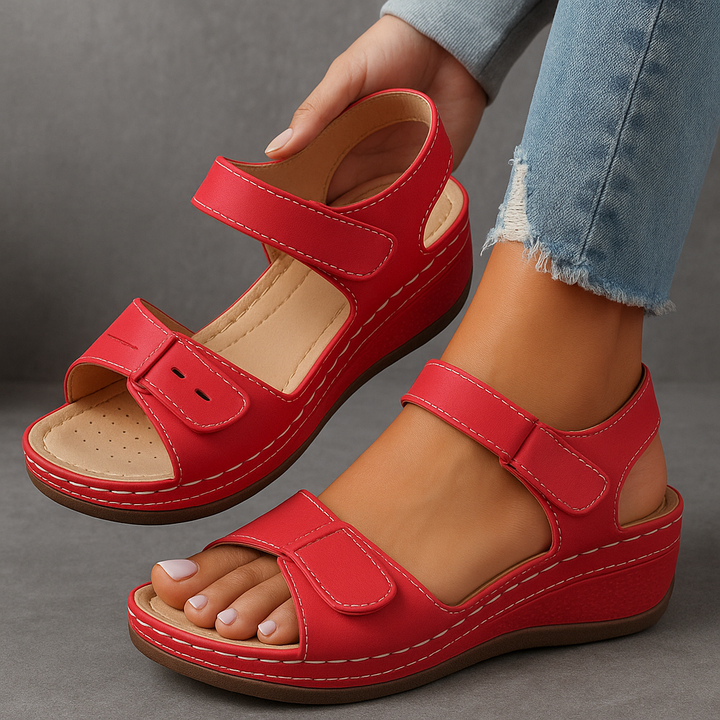 Orthopedic Wedge Sandals for Women - Arch Support Summer Wedge Heels for All-Day Comfort 6