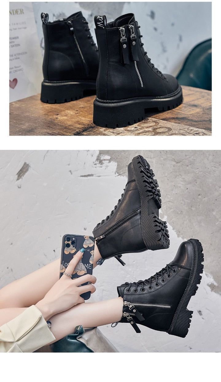 Orthopedic Zip Boots for Women with Arch Support Comfortable Fit 3