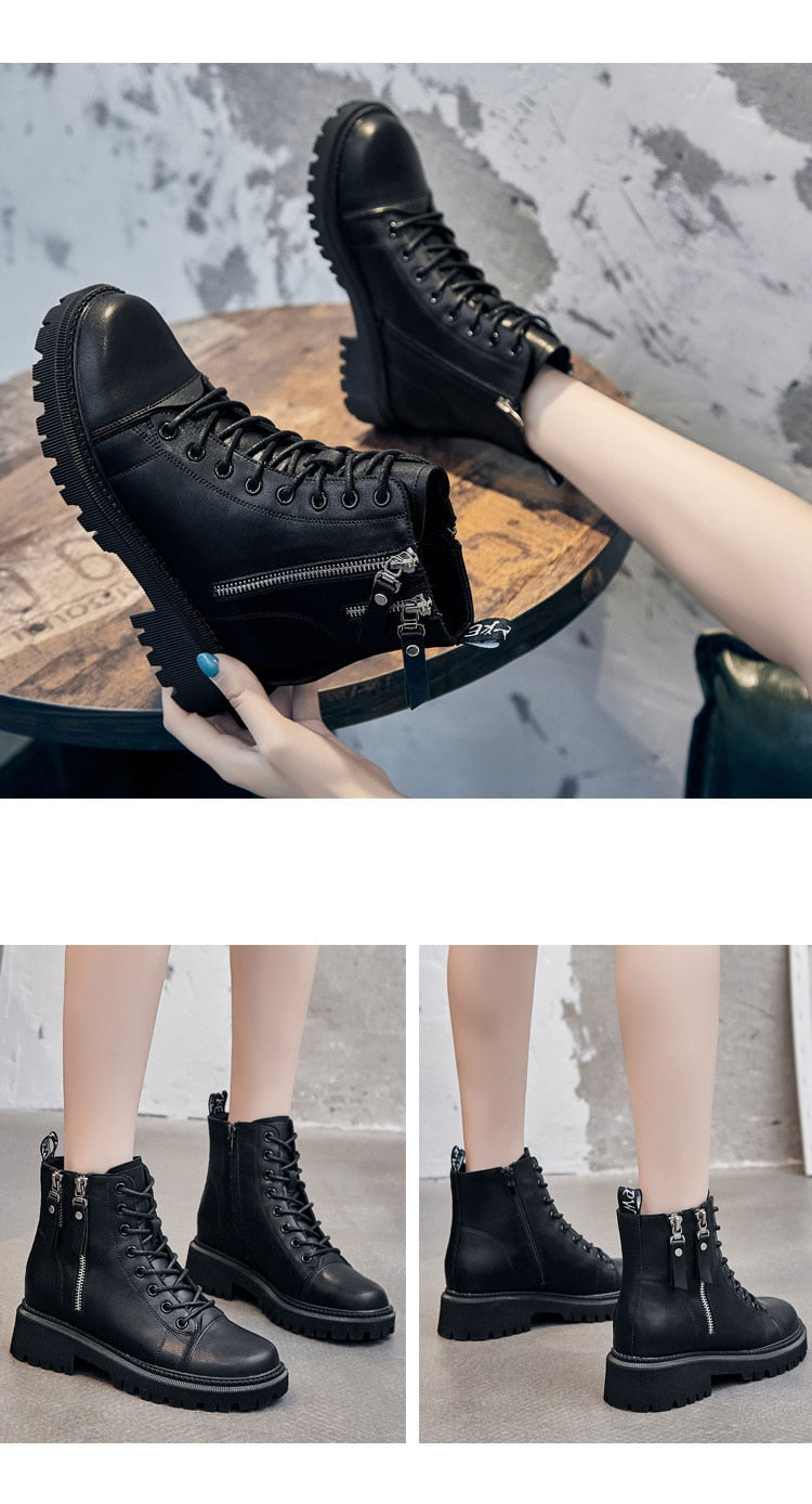 Orthopedic Zip Boots for Women with Arch Support Comfortable Fit 4