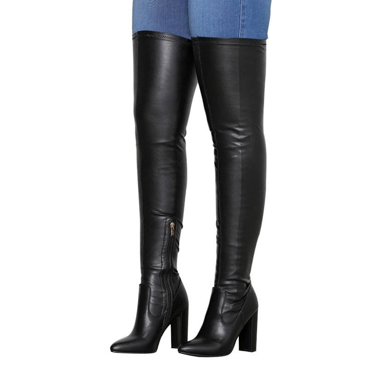 Over-the-Knee Women Boots Stylish High Design for Fall and Winter 3