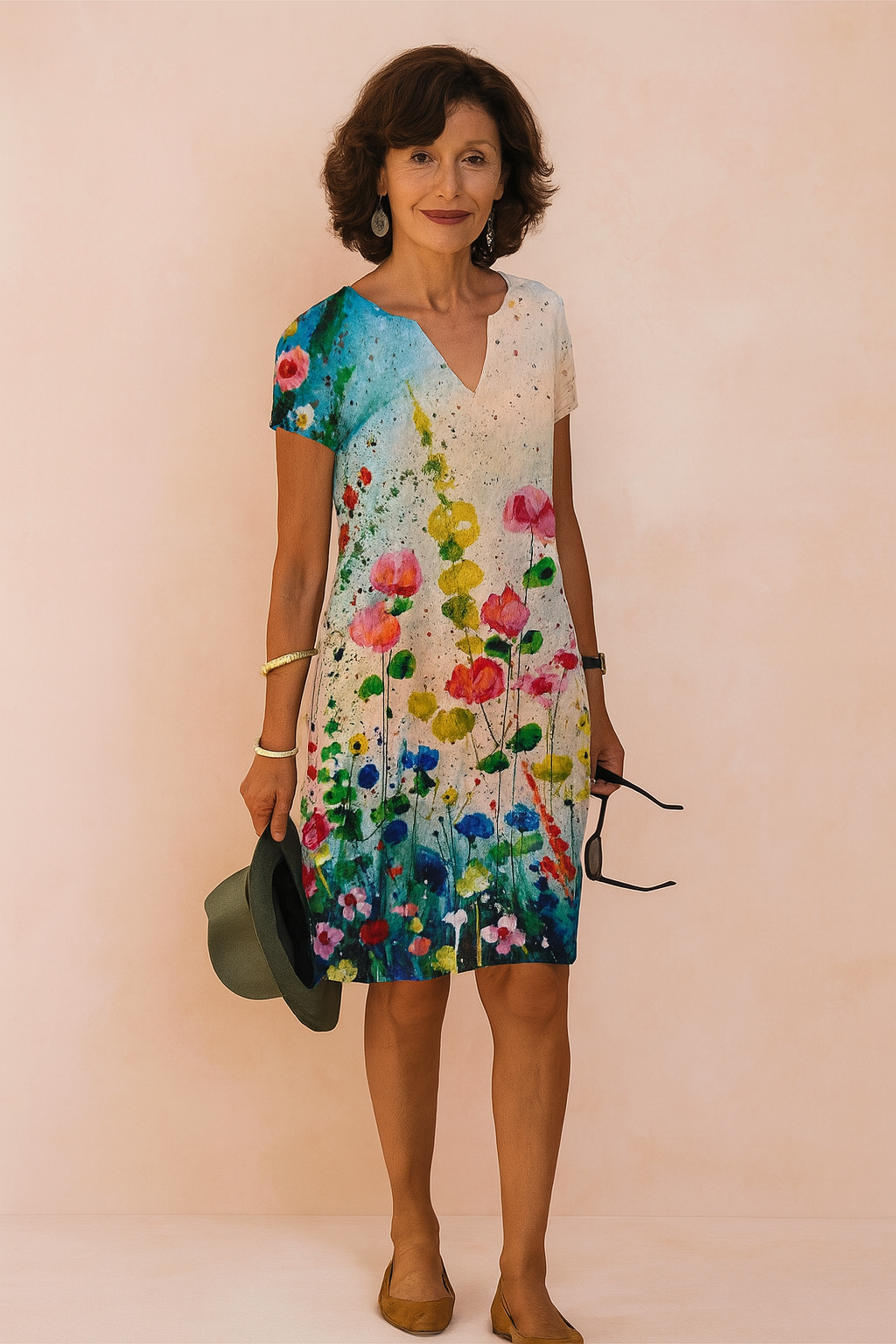 SARAH | Elegant V-Neck Summer Dress 1