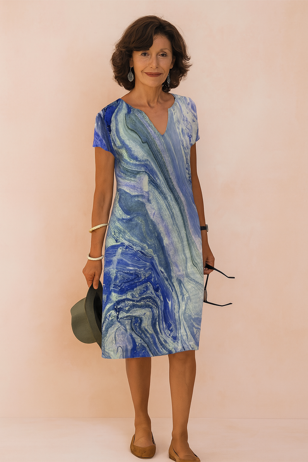 SARAH | Elegant V-Neck Summer Dress 2