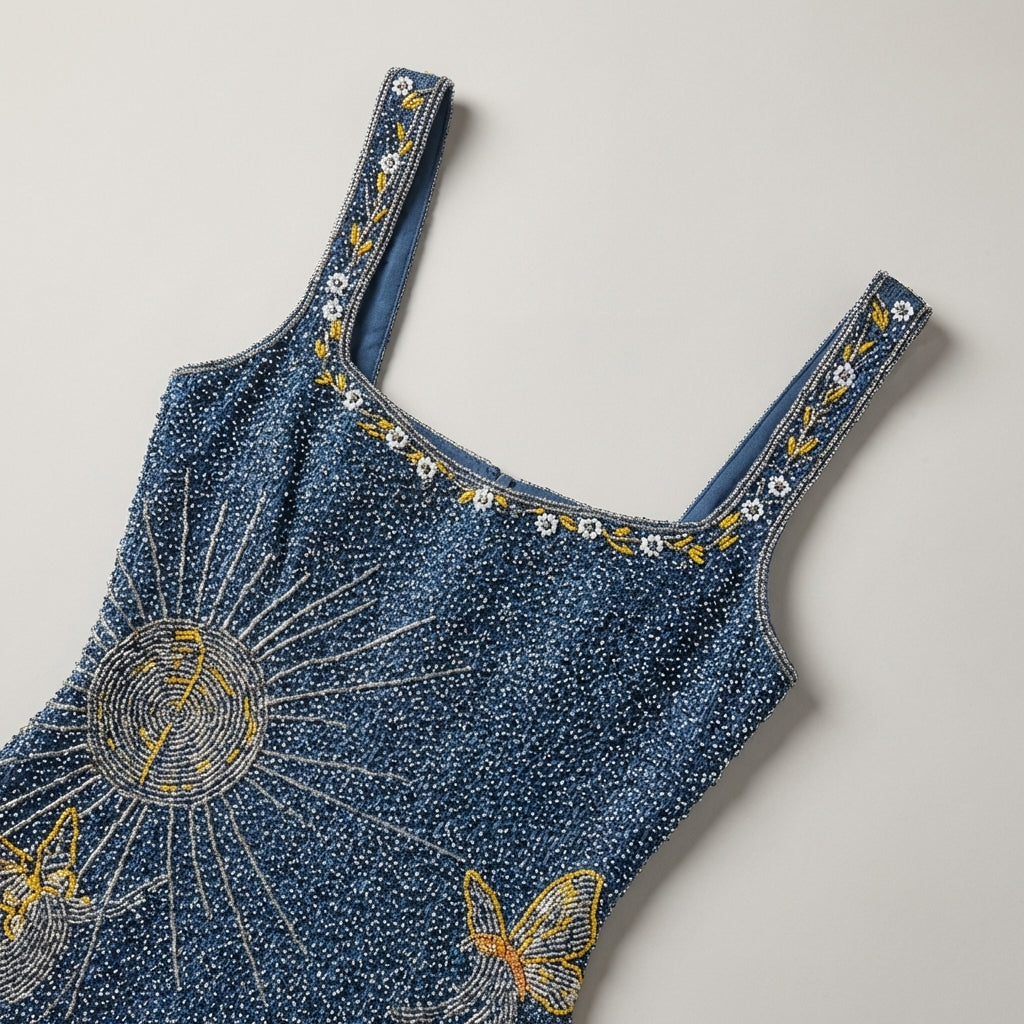 Shimmering Starry Mini Dress for Women - Bold Evening Style 3
