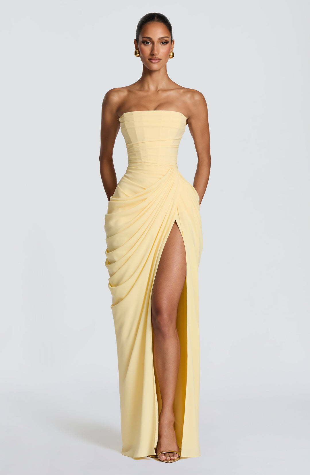 Sophia Strapless Maxi Dress - Elegant Evening Wear for Women 0
