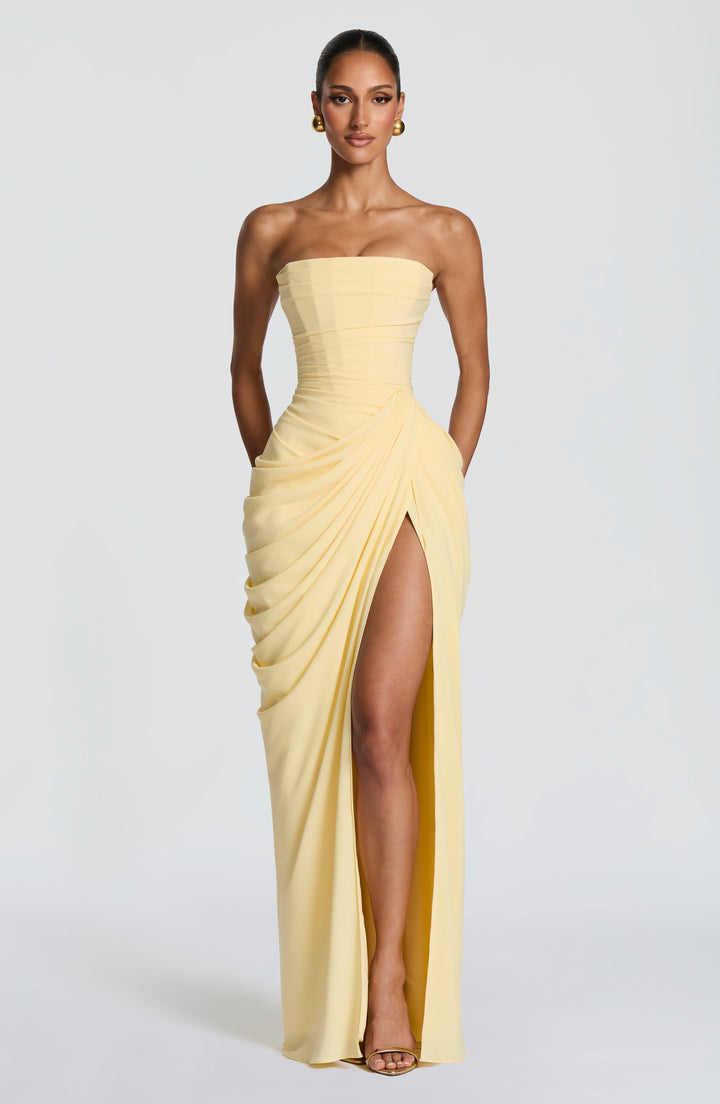Sophia Strapless Maxi Dress - Elegant Evening Wear for Women 0