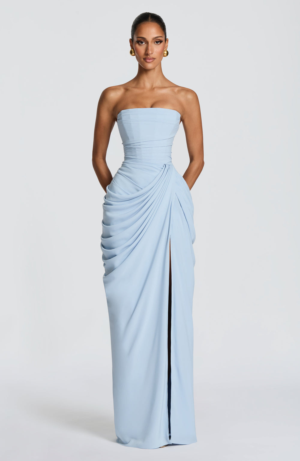 Sophia Strapless Maxi Dress - Elegant Evening Wear for Women 1