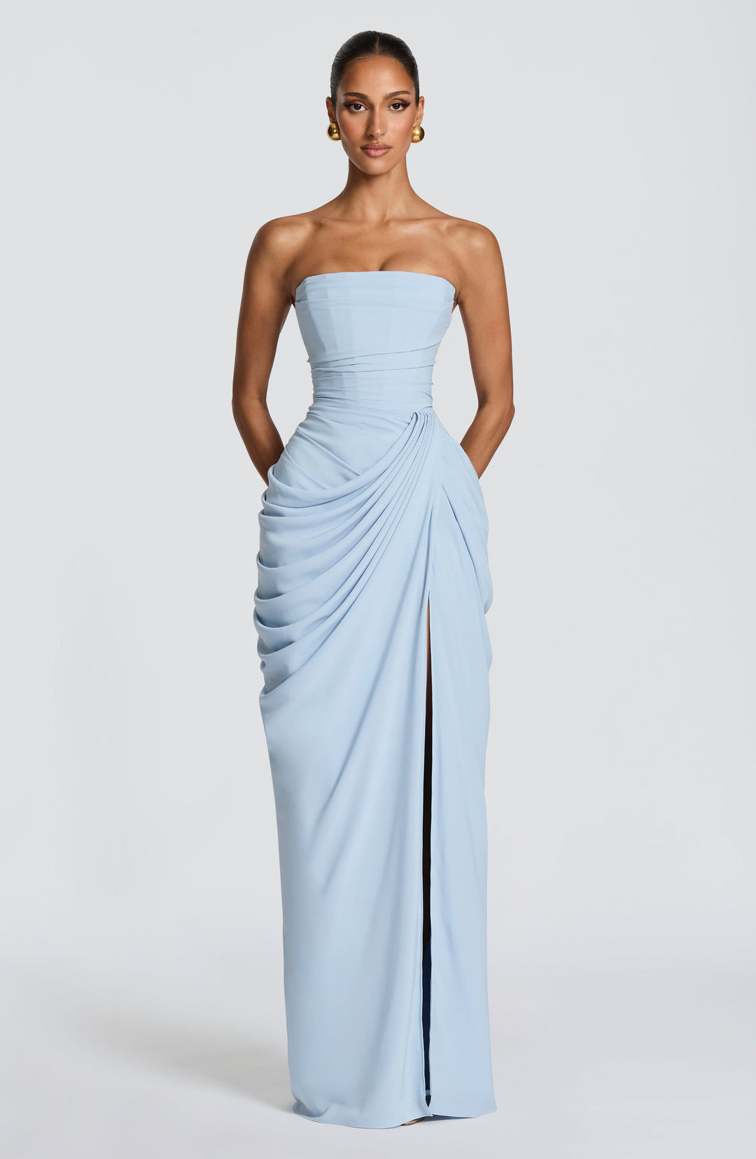 Sophia Strapless Maxi Dress - Elegant Evening Wear for Women 1