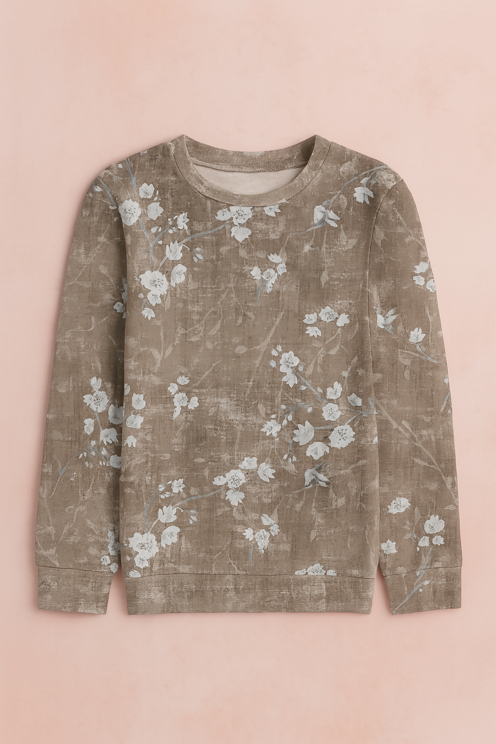 Vintage Floral Long Sleeve Blouse for Women - Elegant Casual Wear 1