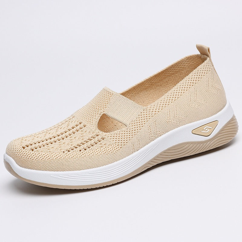 Orthopedic Black Ballet Flats for Women - Lightweight, Elegant Flat Shoes for All-Day Comfort