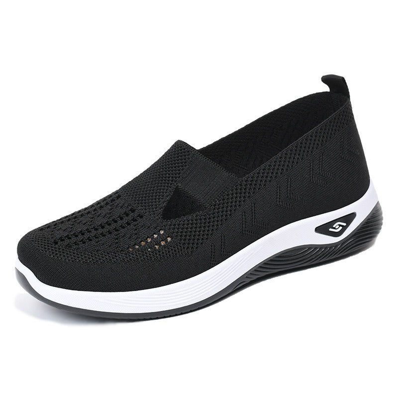 Orthopedic Black Ballet Flats for Women - Lightweight, Elegant Flat Shoes for All-Day Comfort