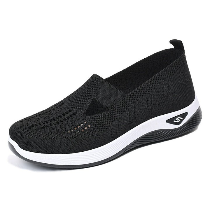 Orthopedic Black Ballet Flats for Women - Lightweight, Elegant Flat Shoes for All-Day Comfort