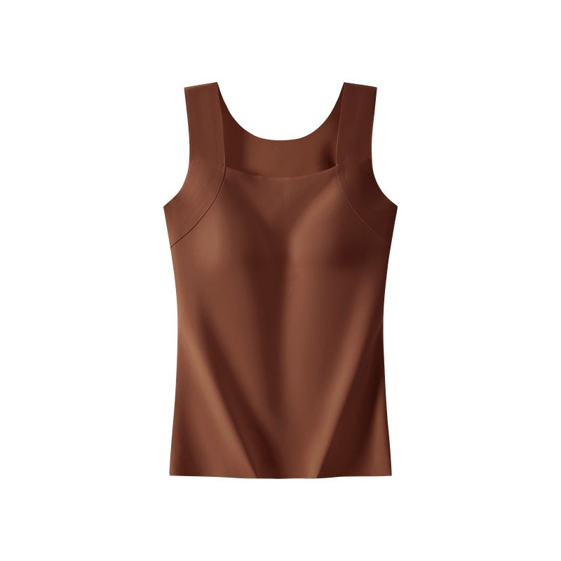 Breathable Tank Top with Integrated Bra for Women - Comfort & Style